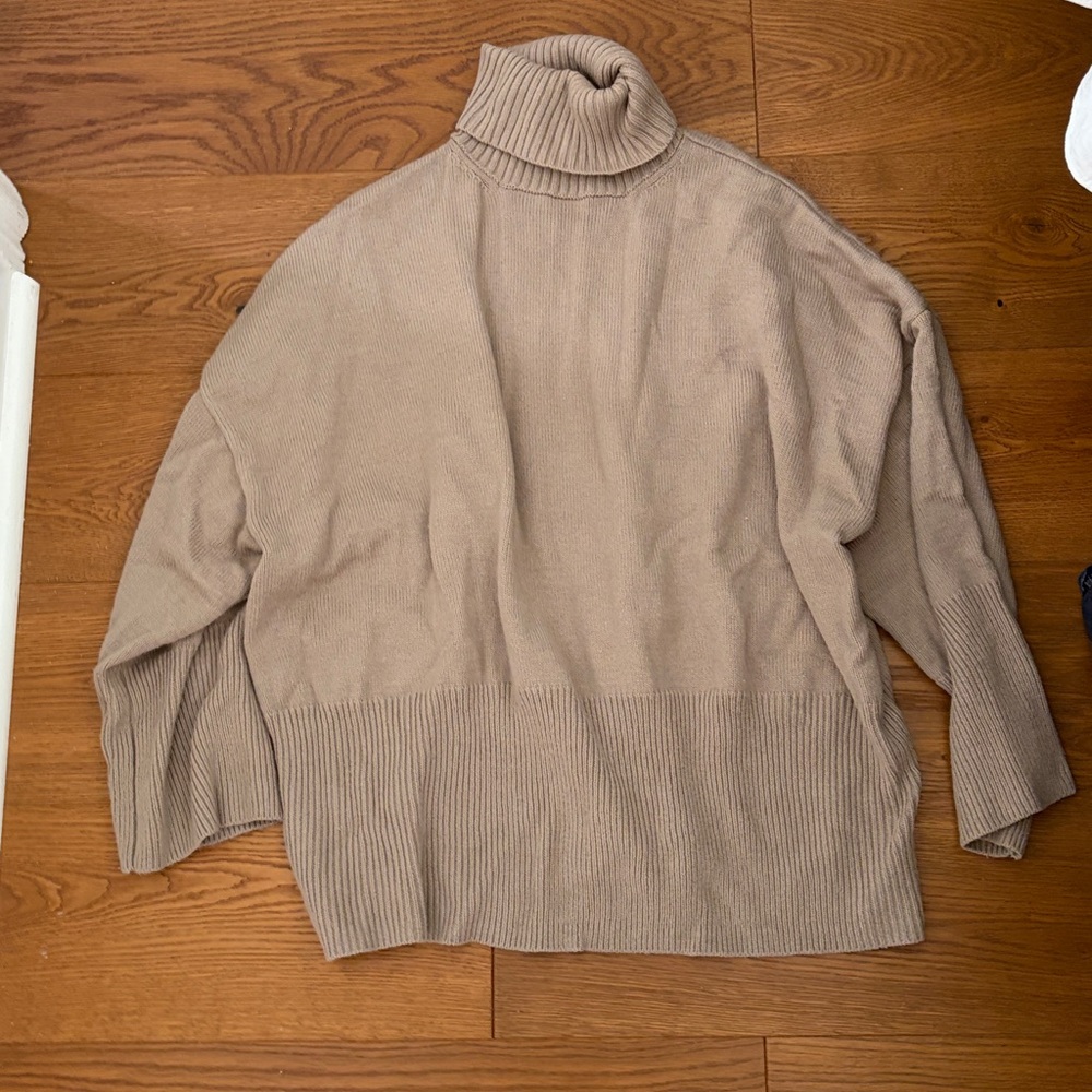 Topshop Beige Knit Sweater